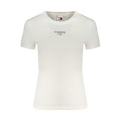 TOMMY HILFIGER T-SHIRT MANICHE CORTE DONNA BIANCO