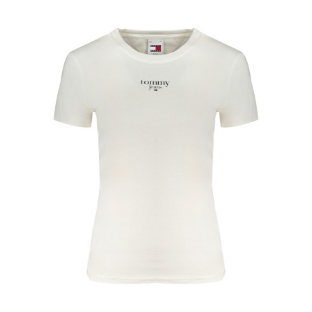 TOMMY HILFIGER T-SHIRT MANICHE CORTE DONNA BIANCO