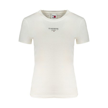 TOMMY HILFIGER T-SHIRT MANICHE CORTE DONNA BIANCO