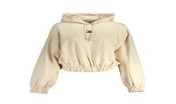 TOMMY HILFIGER FELPA SENZA ZIP DONNA BEIGE