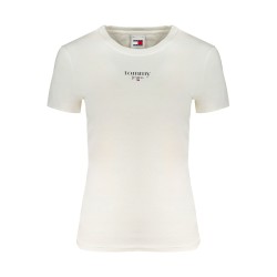 TOMMY HILFIGER T-SHIRT MANICHE CORTE DONNA BIANCO