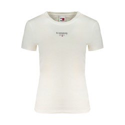 TOMMY HILFIGER T-SHIRT MANICHE CORTE DONNA BIANCO