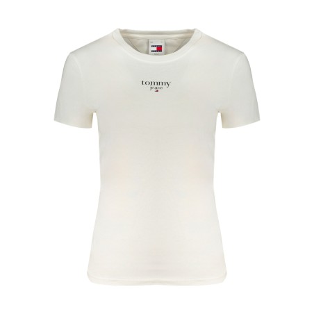 TOMMY HILFIGER T-SHIRT MANICHE CORTE DONNA BIANCO