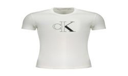 CALVIN KLEIN T-SHIRT MANICHE CORTE UOMO BIANCO
