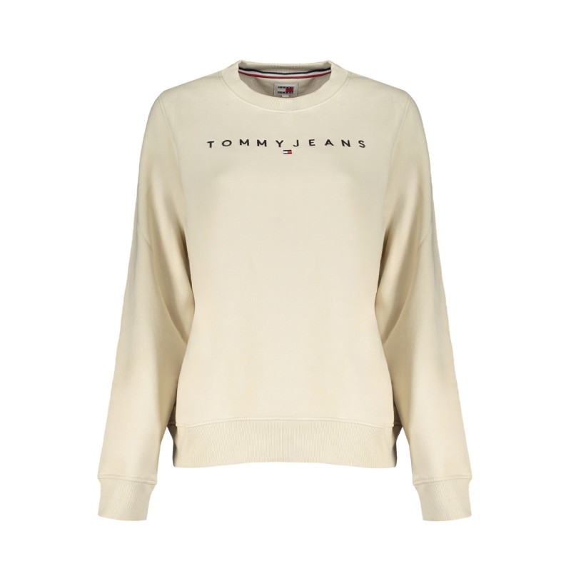 TOMMY HILFIGER FELPA SENZA ZIP DONNA BEIGE