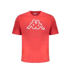 KAPPA T-SHIRT MANICHE CORTE UOMO ROSSO