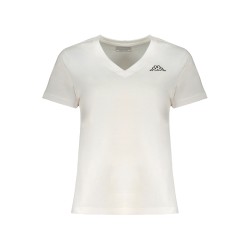 KAPPA T-SHIRT MANICHE CORTE DONNA BIANCO