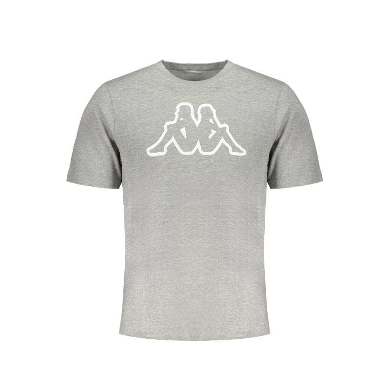 KAPPA T-SHIRT MANICHE CORTE UOMO GRIGIO