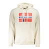 NORWAY 1963 FELPA SENZA ZIP UOMO BIANCO