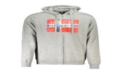 NORWAY 1963 FELPA CON ZIP UOMO GRIGIO