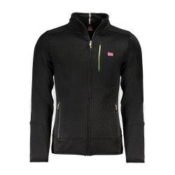 NORWAY 1963 FELPA CON ZIP UOMO NERO