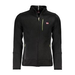 NORWAY 1963 FELPA CON ZIP UOMO NERO