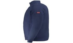 NORWAY 1963 FELPA CON ZIP UOMO BLU
