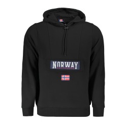 NORWAY 1963 FELPA SENZA ZIP UOMO NERO