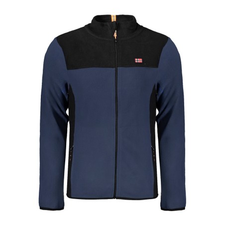 NORWAY 1963 FELPA CON ZIP UOMO BLU