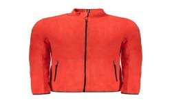 NORWAY 1963 FELPA CON ZIP UOMO ROSSO