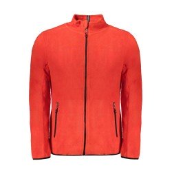 NORWAY 1963 FELPA CON ZIP UOMO ROSSO