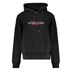 GUESS JEANS FELPA SENZA ZIP DONNA NERO