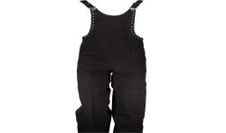 GUESS JEANS PANTALONE A SALOPETTE DONNA NERO