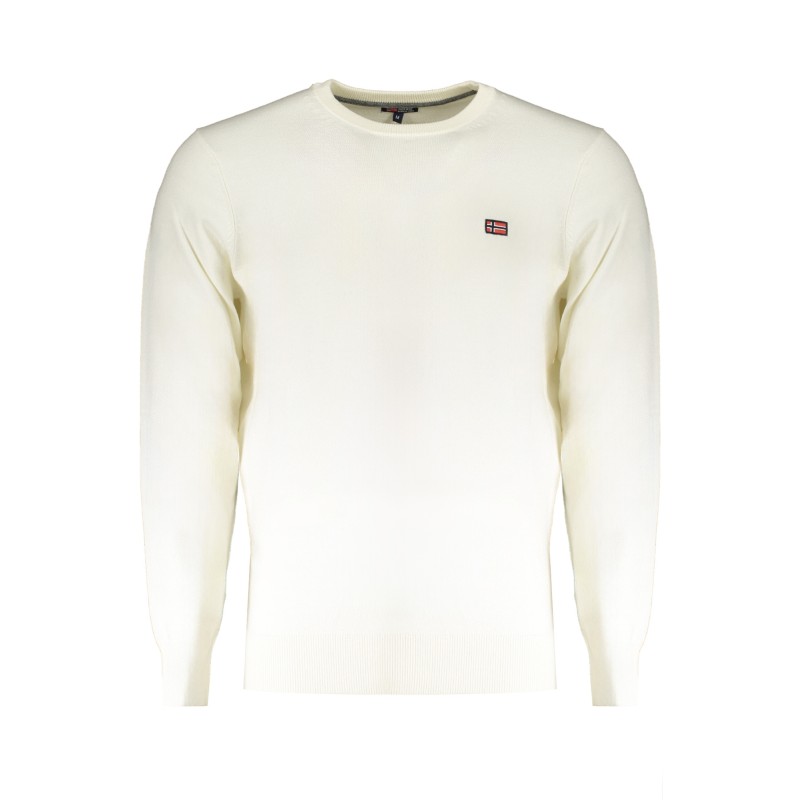 NORWAY 1963 MAGLIA UOMO BIANCO