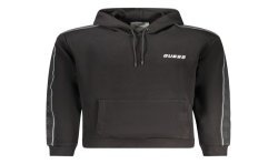 GUESS JEANS FELPA SENZA ZIP UOMO NERO