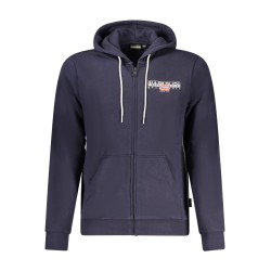 NAPAPIJRI FELPA CON ZIP UOMO BLU