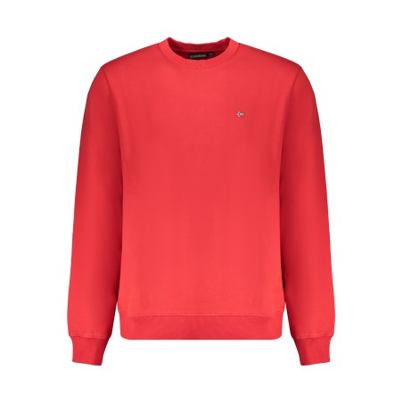 NAPAPIJRI FELPA SENZA ZIP UOMO ROSSO