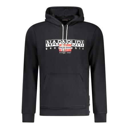 NAPAPIJRI FELPA SENZA ZIP UOMO NERO