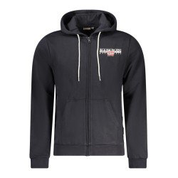 NAPAPIJRI FELPA CON ZIP UOMO NERO