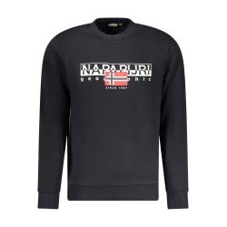 NAPAPIJRI FELPA SENZA ZIP UOMO NERO