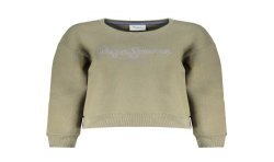 PEPE JEANS FELPA SENZA ZIP DONNA VERDE