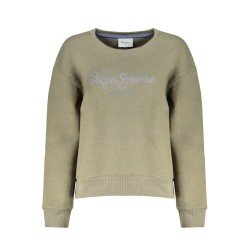 PEPE JEANS FELPA SENZA ZIP DONNA VERDE