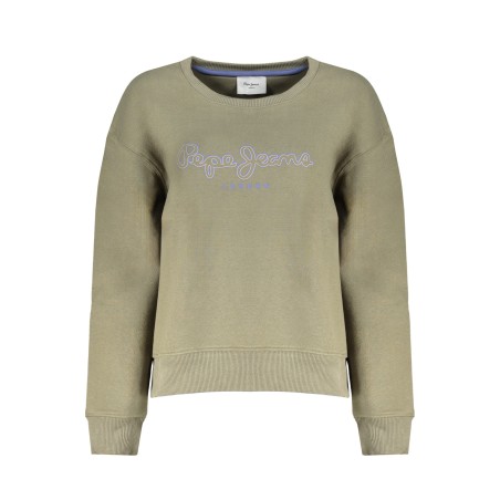 PEPE JEANS FELPA SENZA ZIP DONNA VERDE