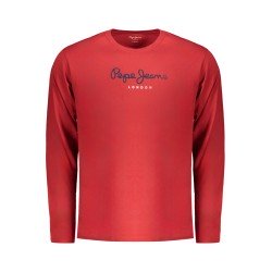 PEPE JEANS T-SHIRT MANICHE LUNGHE UOMO ROSSO