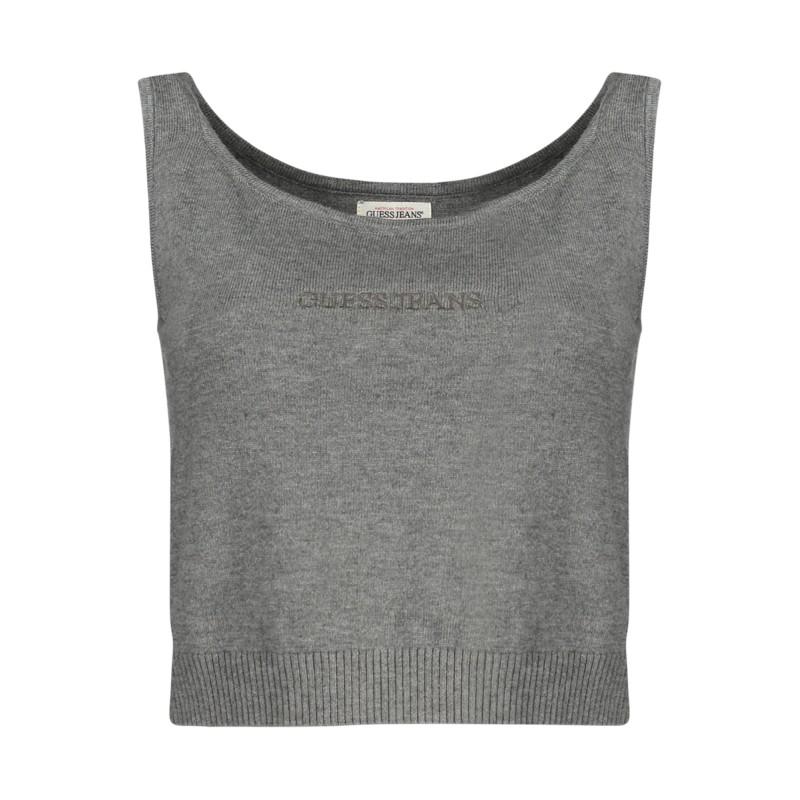 GUESS JEANS TOP DONNA GRIGIO