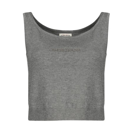 GUESS JEANS TOP DONNA GRIGIO