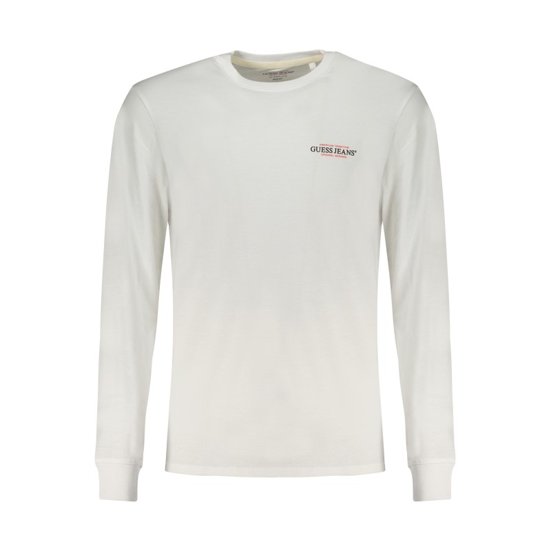 GUESS JEANS T-SHIRT MANICHE CORTE UOMO BIANCO