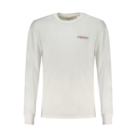 GUESS JEANS T-SHIRT MANICHE CORTE UOMO BIANCO