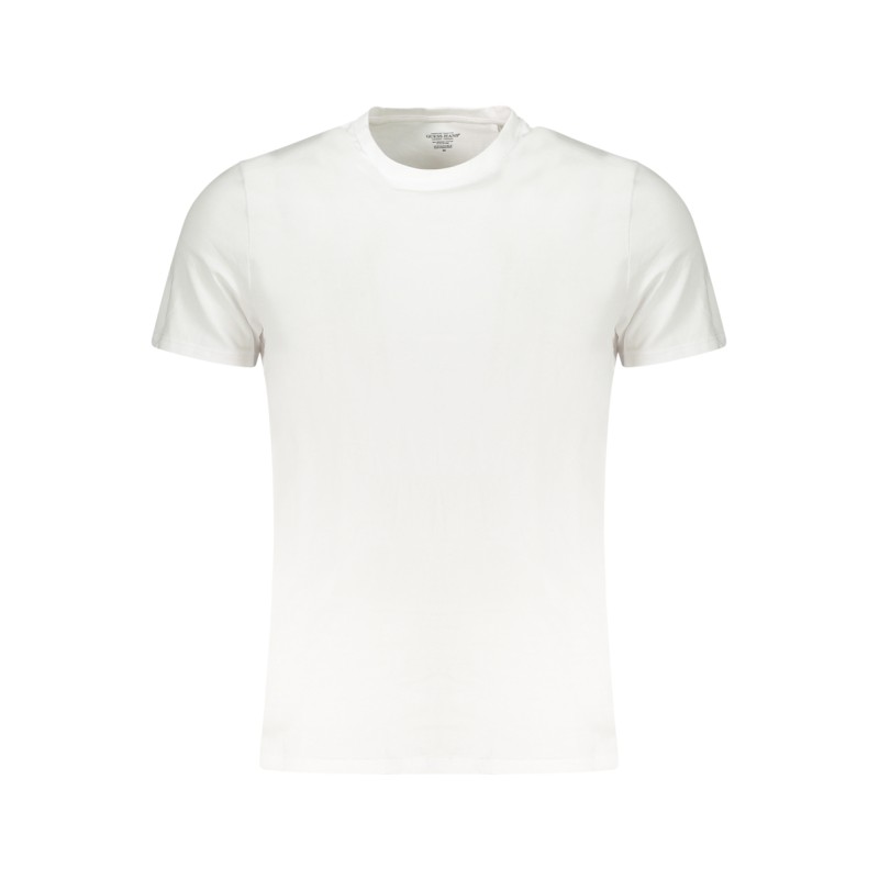 GUESS JEANS T-SHIRT MANICHE CORTE UOMO BIANCO