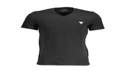 GUESS JEANS T-SHIRT MANICHE CORTE UOMO NERO