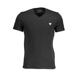 GUESS JEANS T-SHIRT MANICHE CORTE UOMO NERO