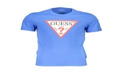 GUESS JEANS T-SHIRT MANICHE CORTE UOMO BLU