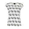 EMPORIO ARMANI T-SHIRT SENZA MANICHE DONNA BIANCO