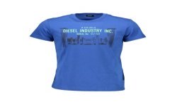 DIESEL T-SHIRT MANICHE CORTE UOMO BLU