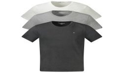 TOMMY HILFIGER T-SHIRT MANICHE CORTE UOMO GRIGIO
