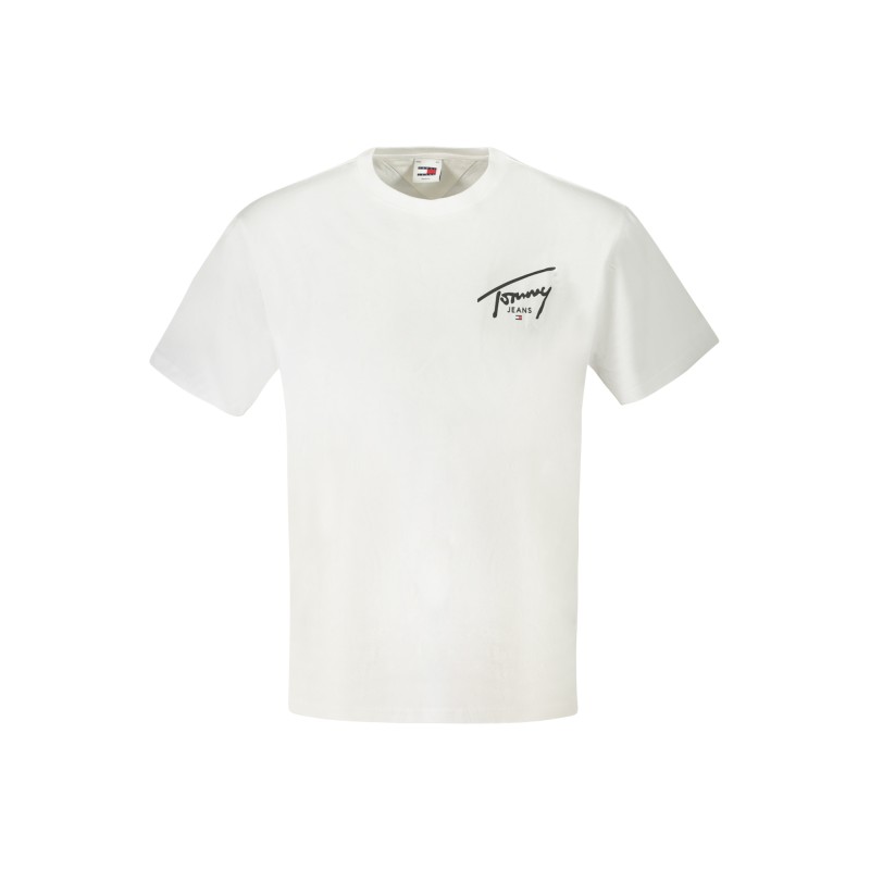 TOMMY HILFIGER T-SHIRT MANICHE CORTE UOMO BIANCO