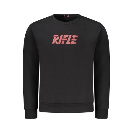 RIFLE FELPA SENZA ZIP UOMO NERO