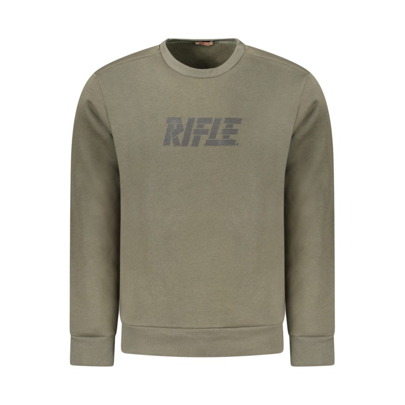 RIFLE FELPA SENZA ZIP UOMO VERDE