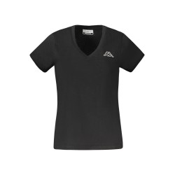 KAPPA T-SHIRT MANICHE CORTE DONNA NERO