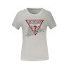 GUESS JEANS T-SHIRT MANICHE CORTE DONNA BIANCO